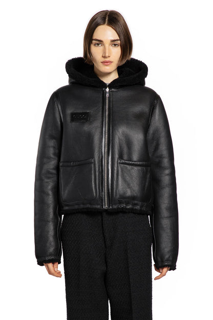 GUCCI WOMAN BLACK JACKETS