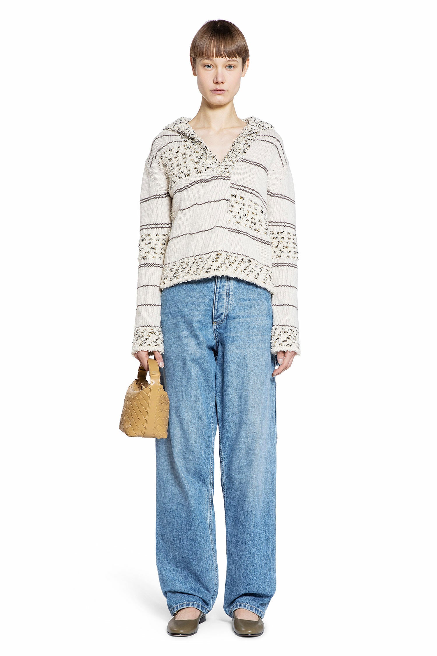 BOTTEGA VENETA WOMAN BLUE JEANS