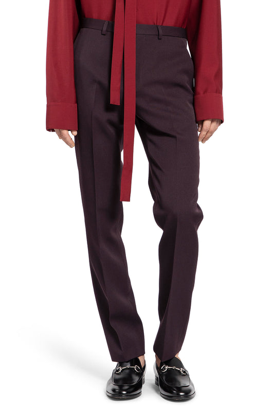 GUCCI MAN RED TROUSERS