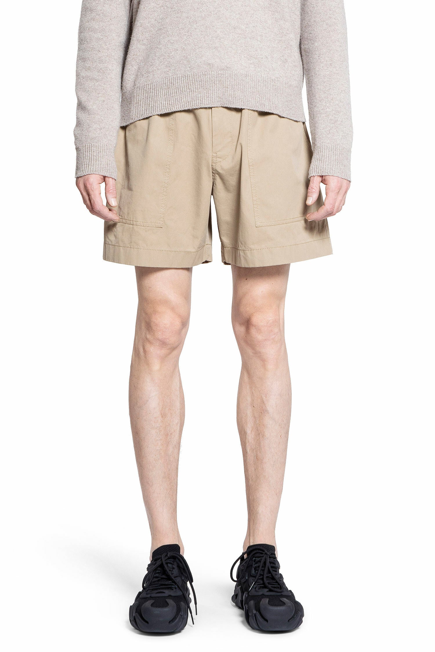 BOTTEGA VENETA MAN BEIGE SHORTS & SKIRTS