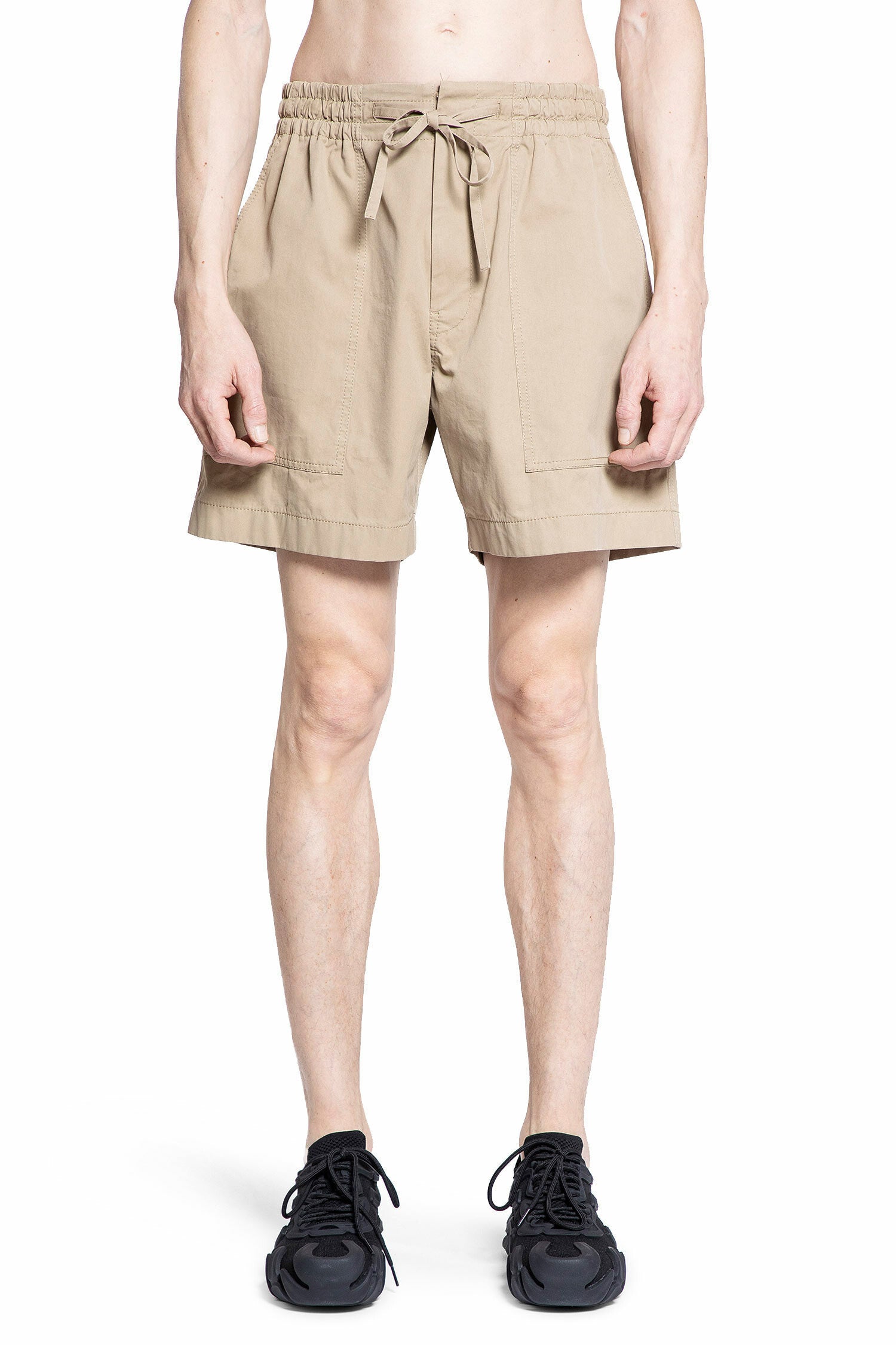 BOTTEGA VENETA MAN BEIGE SHORTS & SKIRTS