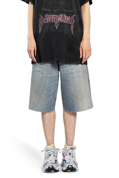 Antonioli BALENCIAGA MAN BLUE SHORTS & SKIRTS