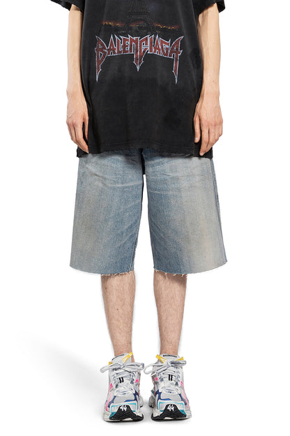 Antonioli BALENCIAGA MAN BLUE SHORTS & SKIRTS