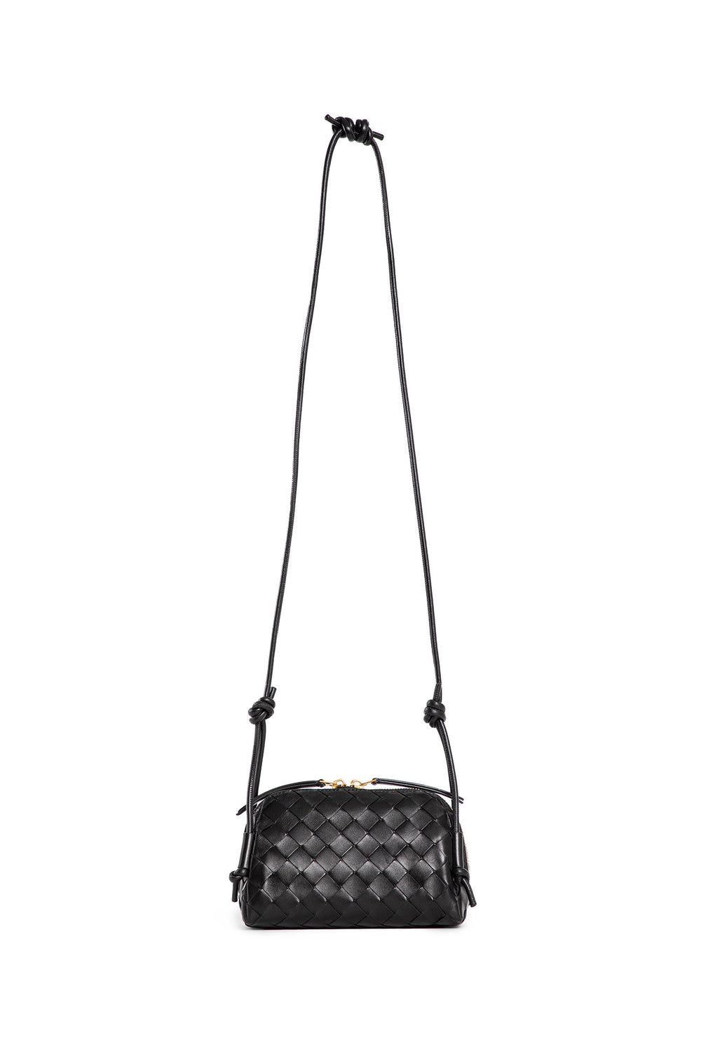 BOTTEGA VENETA WOMAN BLACK CROSSBODY BAGS