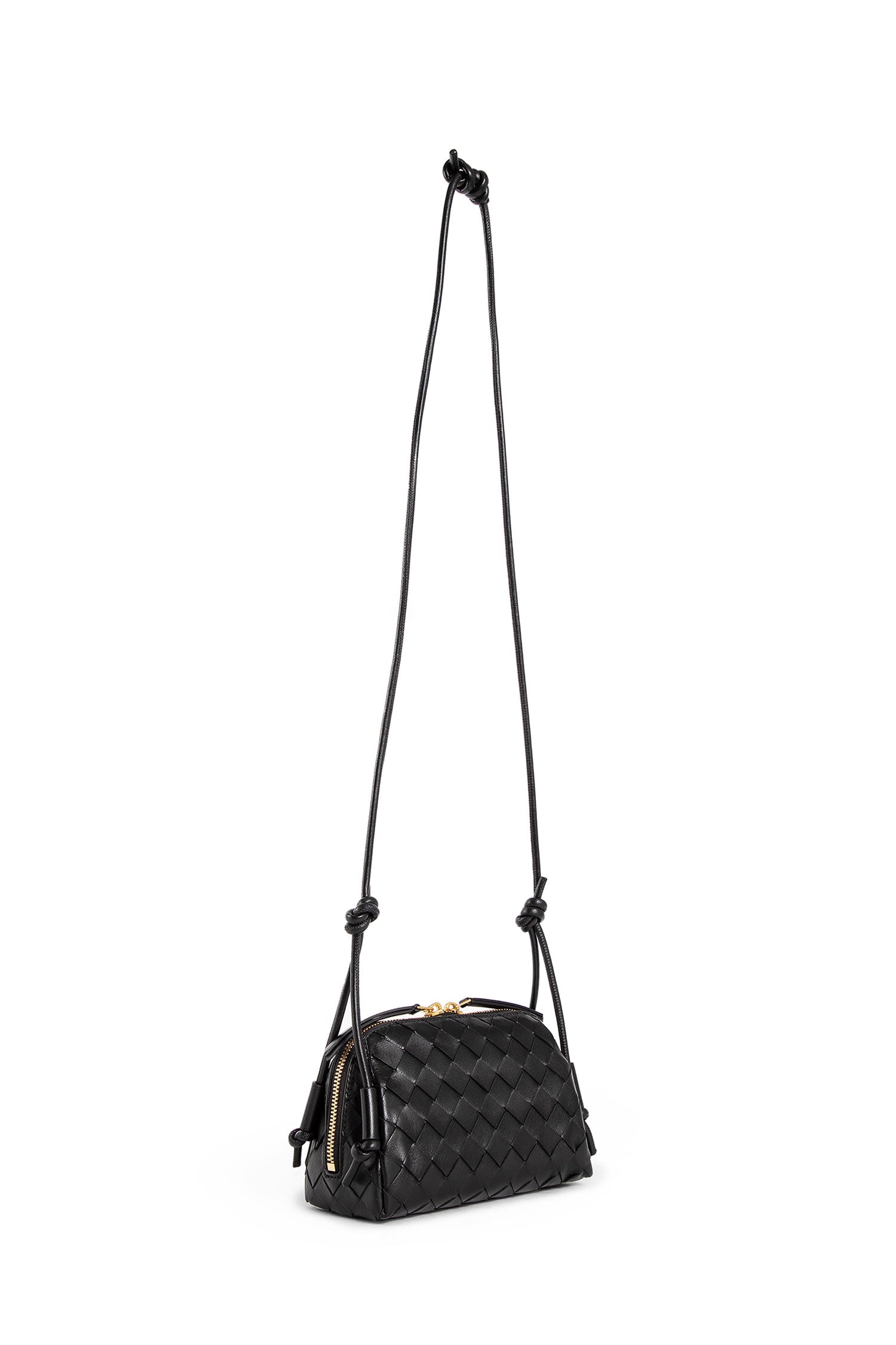 BOTTEGA VENETA WOMAN BLACK CROSSBODY BAGS