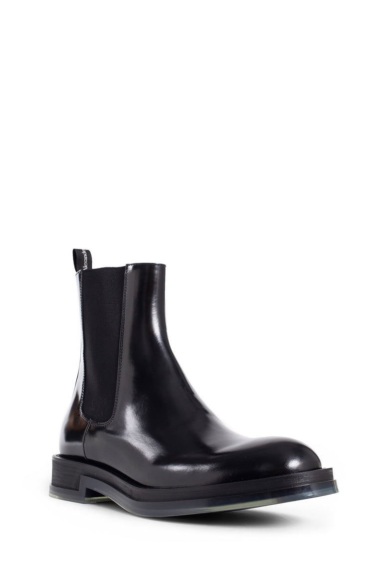 ALEXANDER MCQUEEN MAN BLACK BOOTS