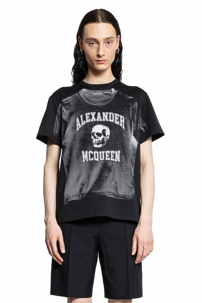 Antonioli ALEXANDER MCQUEEN MAN BLACK T-SHIRTS & TANK TOPS