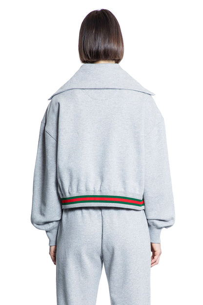 GUCCI WOMAN GREY SWEATSHIRTS