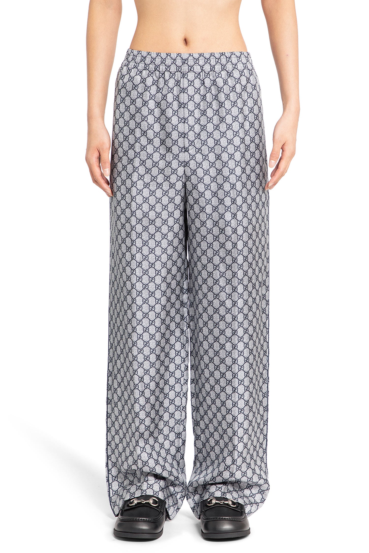 GUCCI MAN GREY TROUSERS