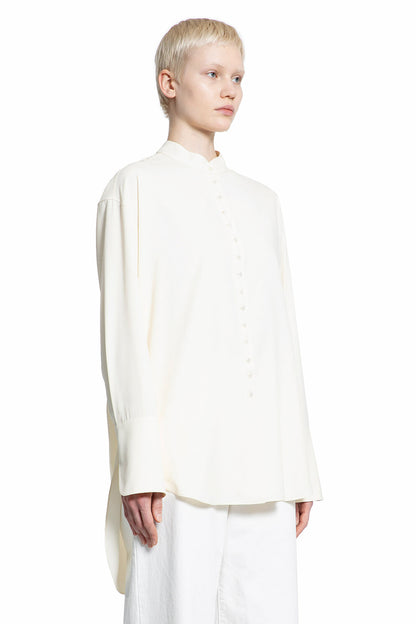 THE ROW WOMAN OFF-WHITE SHIRTS