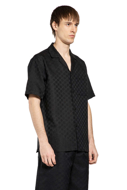 GG Canvas Bowling Shirt