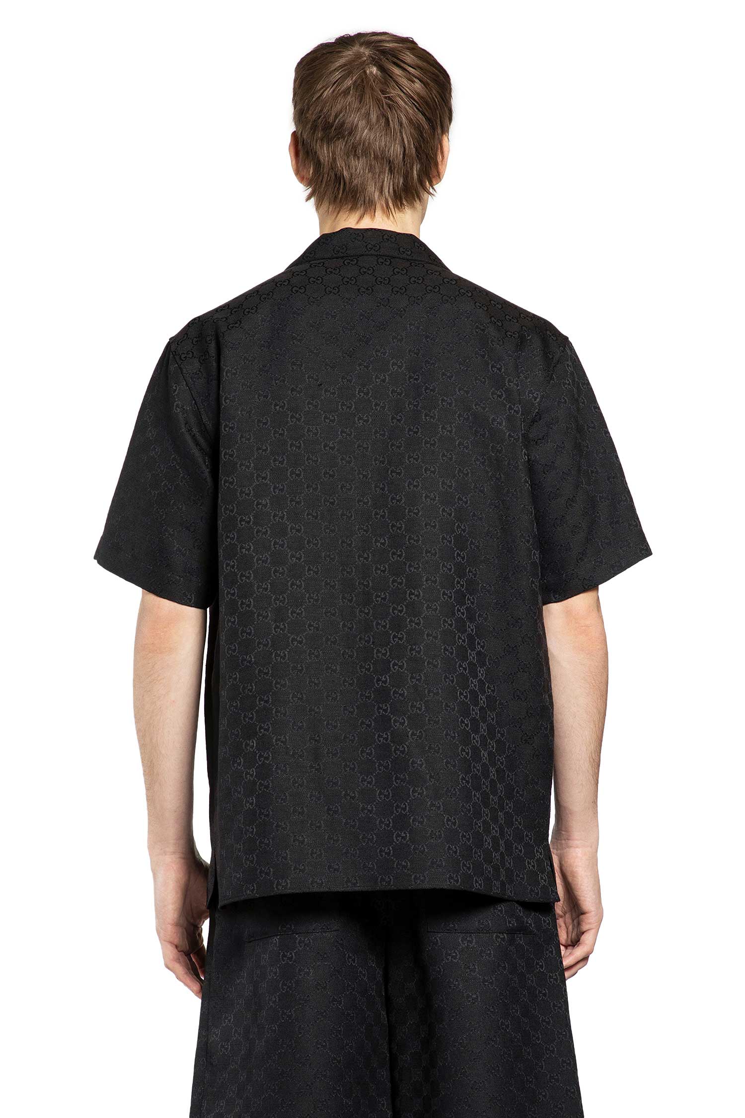 GG Canvas Bowling Shirt