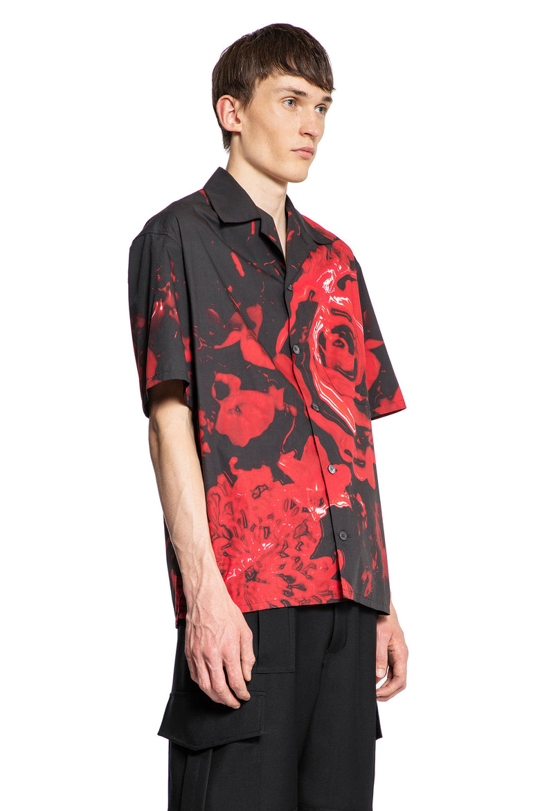 ALEXANDER MCQUEEN MAN BLACK SHIRTS