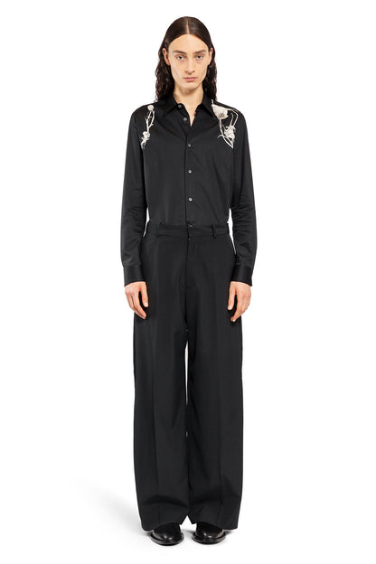 ALEXANDER MCQUEEN MAN BLACK SHIRTS