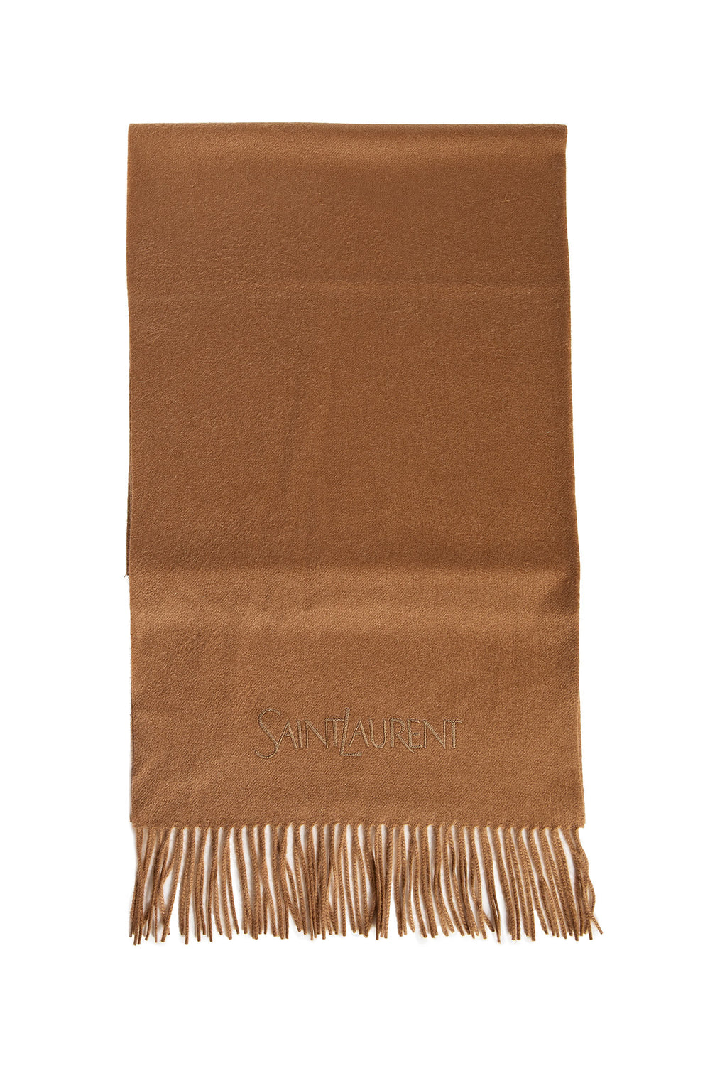 SAINT LAURENT WOMAN BEIGE SCARVES