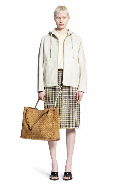 BOTTEGA VENETA WOMAN OFF-WHITE JACKETS