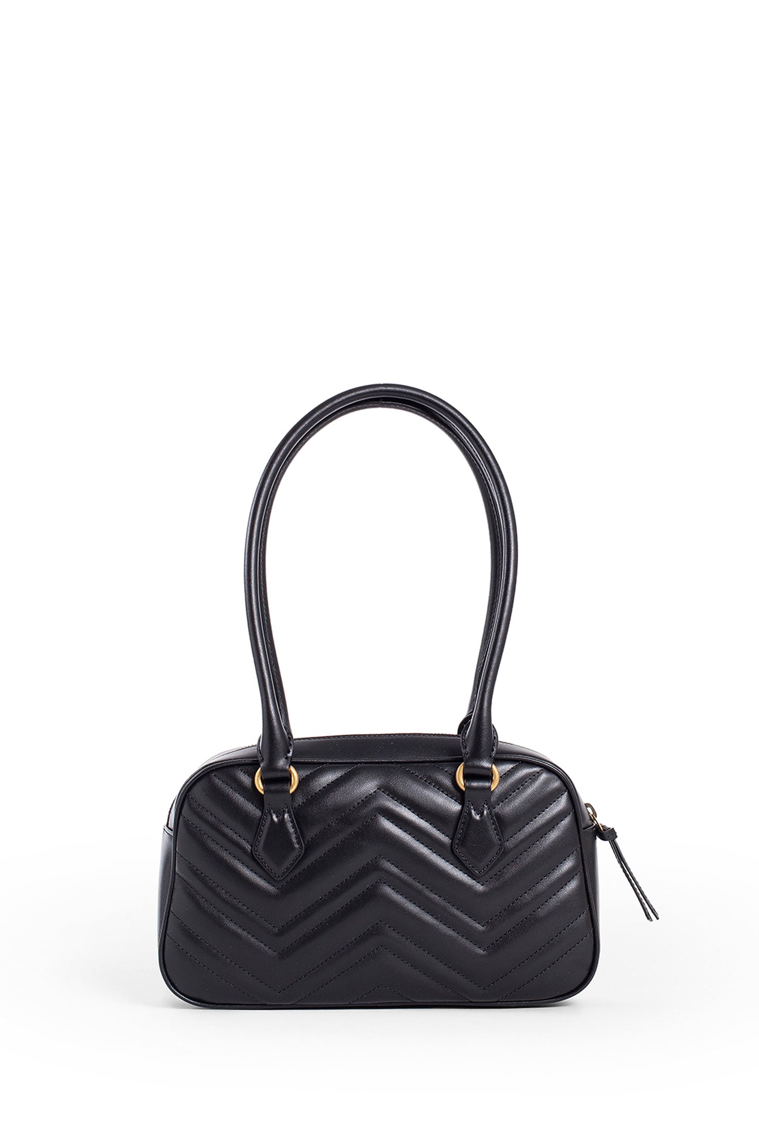 GUCCI WOMAN BLACK TOP HANDLE BAGS