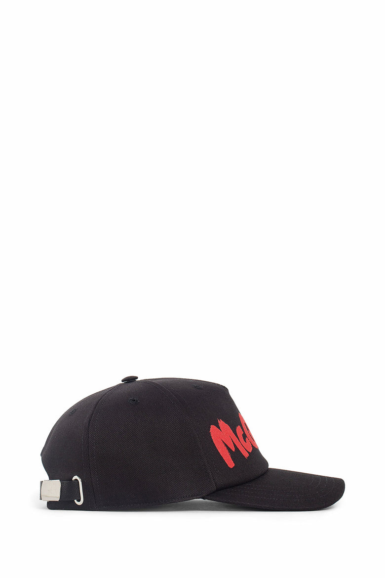 ALEXANDER MCQUEEN MAN BLACK HATS