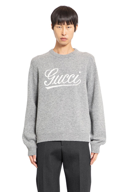 GUCCI MAN GREY KNITWEAR