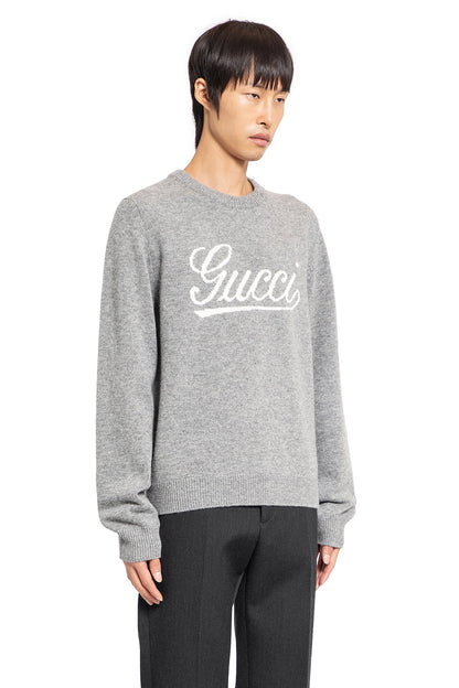 GUCCI MAN GREY KNITWEAR