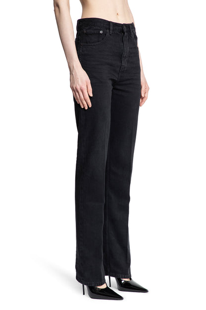 SAINT LAURENT WOMAN BLACK JEANS