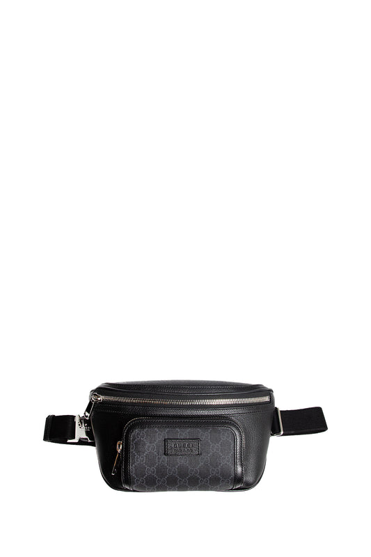 GUCCI MAN BLACK FANNY PACKS