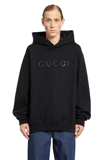 GUCCI MAN BLACK SWEATSHIRTS