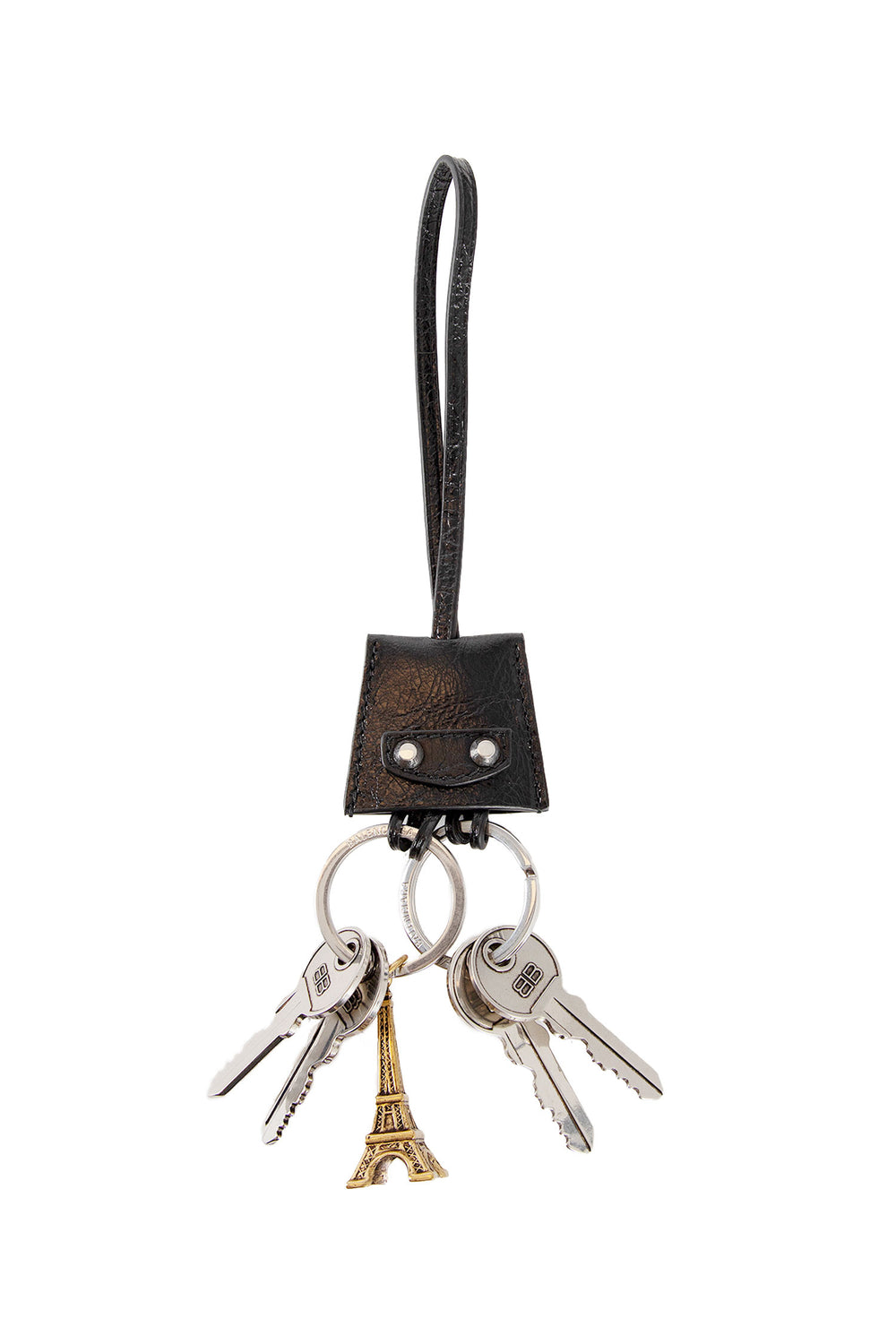 BALENCIAGA WOMAN BLACK KEYCHAINS