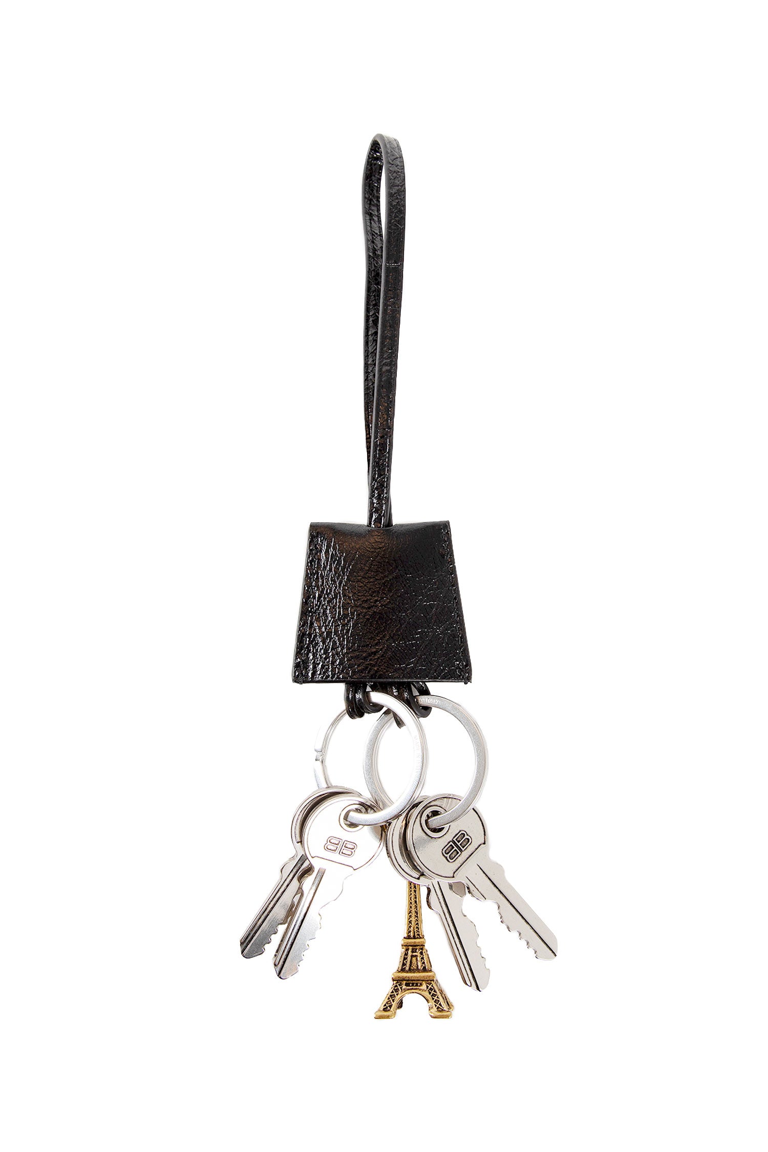 BALENCIAGA WOMAN BLACK KEYCHAINS