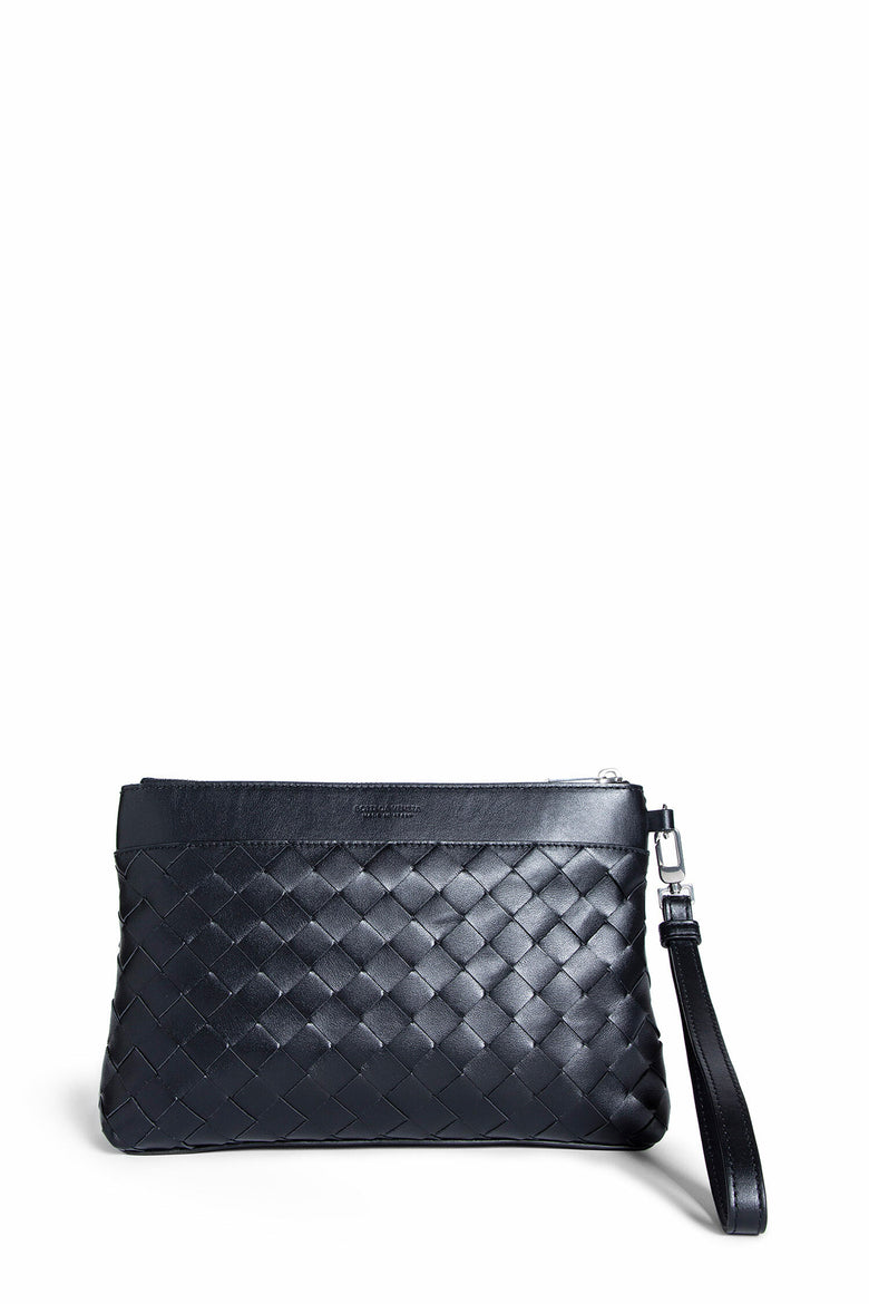 BOTTEGA VENETA MAN BLACK CLUTCHES & POUCHES