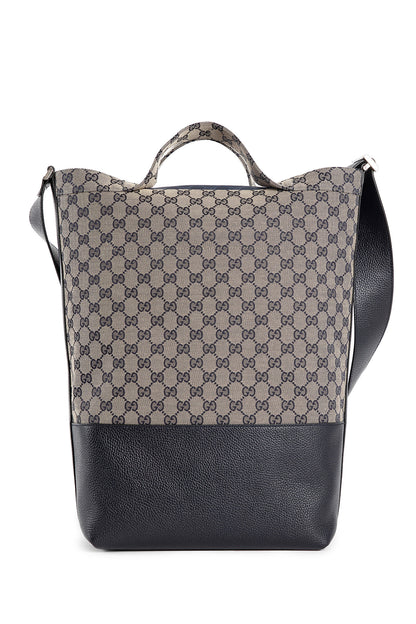 GUCCI MAN BEIGE TOTE BAGS