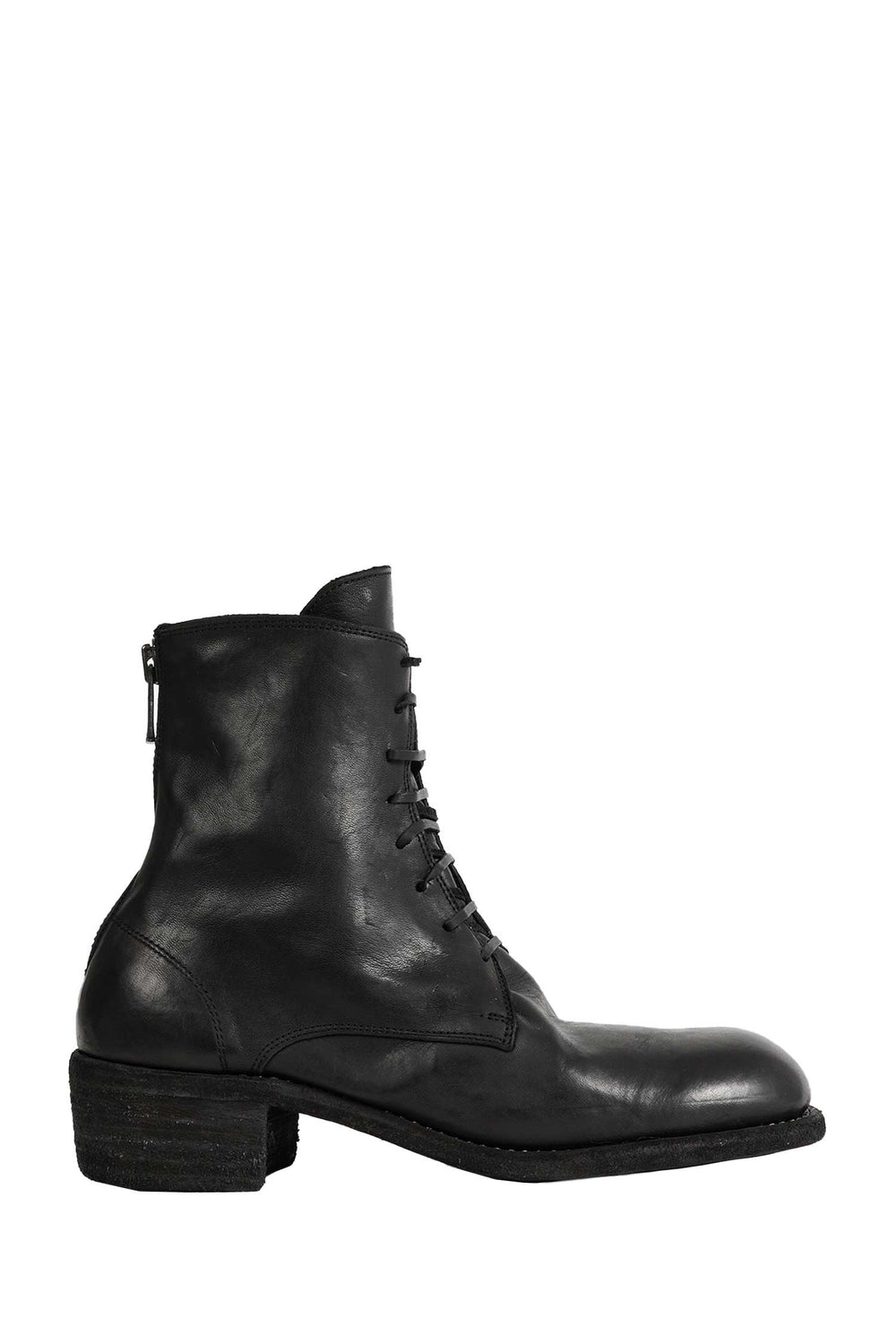 GUIDI Leather Ankle Boots woman