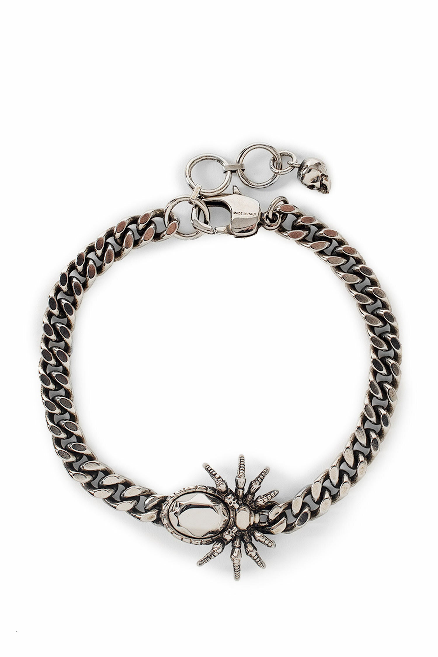 ALEXANDER MCQUEEN MAN SILVER JEWELLERY