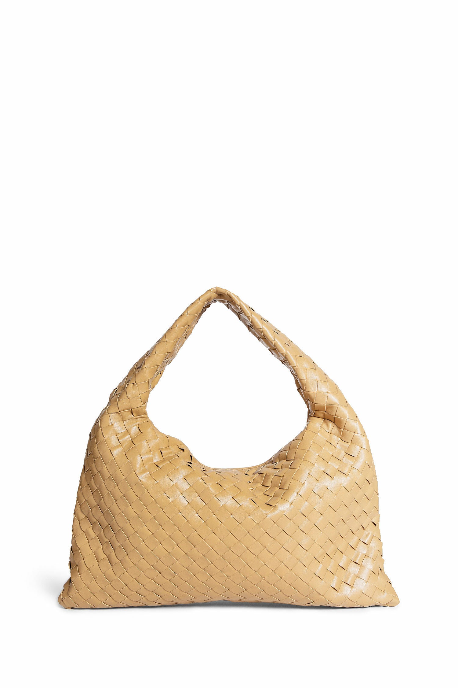 BOTTEGA VENETA WOMAN BEIGE SHOULDER BAGS