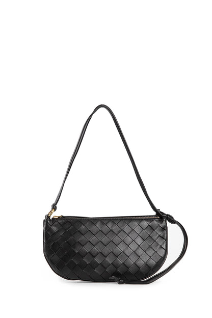 BOTTEGA VENETA WOMAN BLACK SHOULDER BAGS