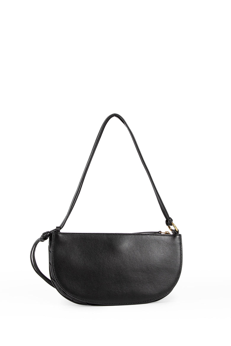 BOTTEGA VENETA WOMAN BLACK SHOULDER BAGS