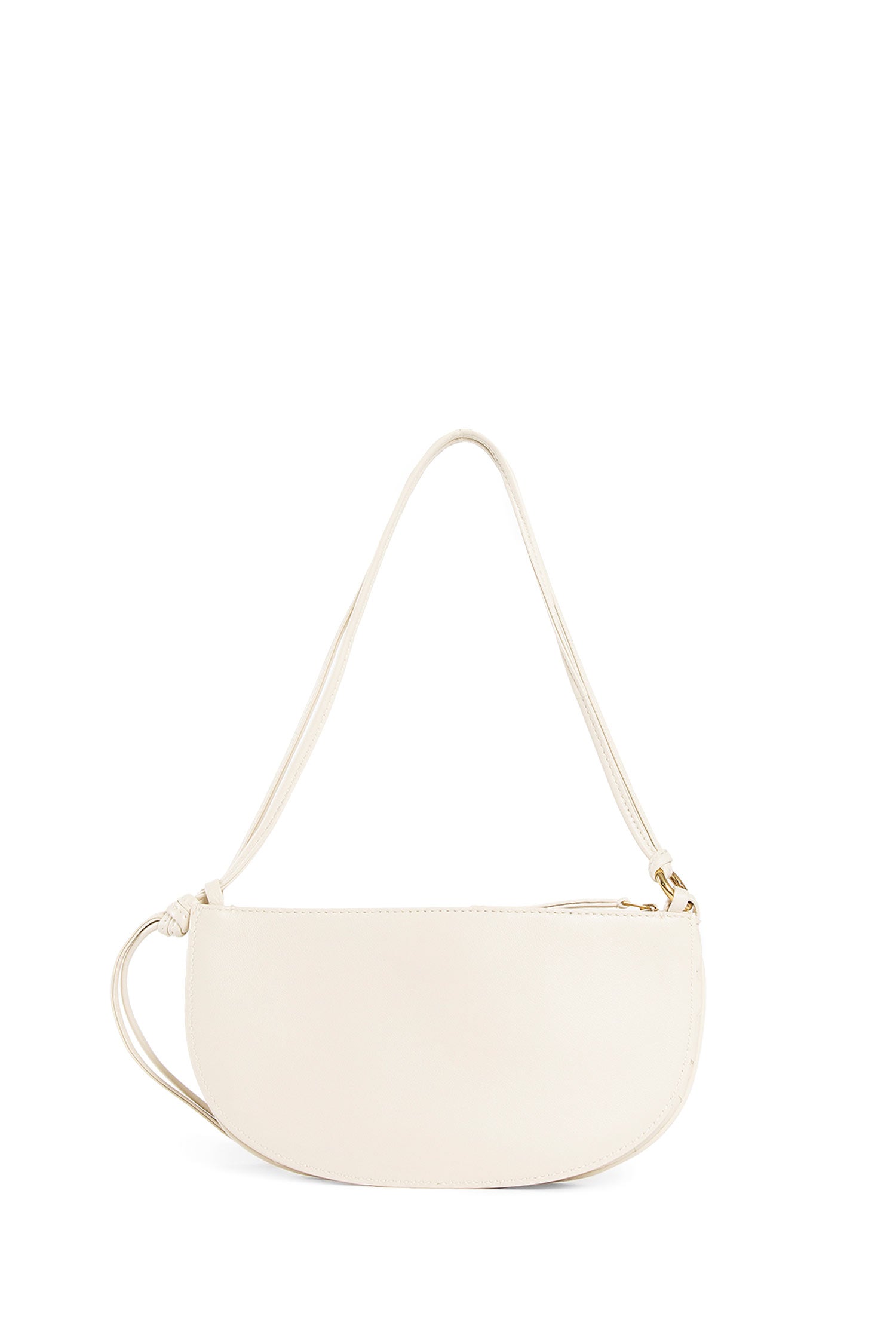 BOTTEGA VENETA WOMAN OFF-WHITE SHOULDER BAGS