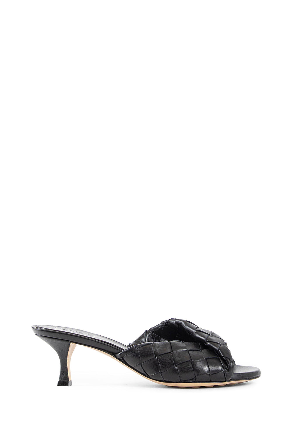 BOTTEGA VENETA WOMAN BLACK SANDALS & SLIDES