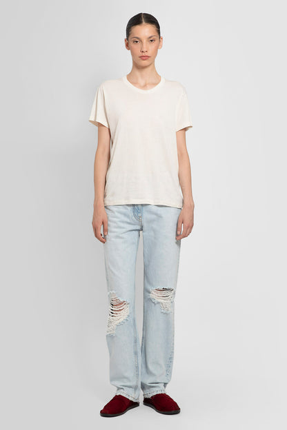 THE ROW WOMAN OFF-WHITE T-SHIRTS & TANK TOPS