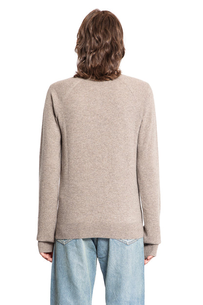 SAINT LAURENT MAN BEIGE KNITWEAR