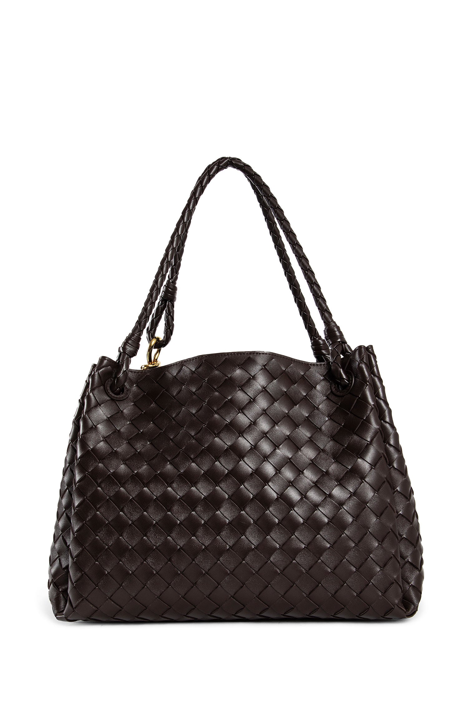 BOTTEGA VENETA WOMAN BROWN TOTE BAGS