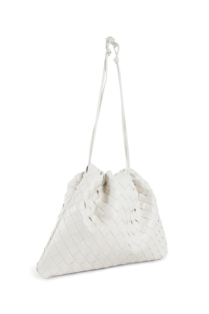 BOTTEGA VENETA WOMAN WHITE CLUTCHES & POUCHES