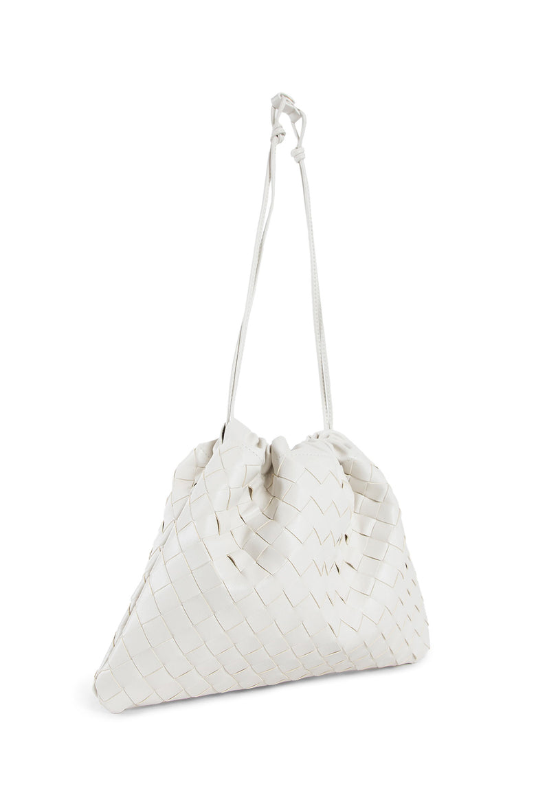 BOTTEGA VENETA WOMAN WHITE CLUTCHES & POUCHES