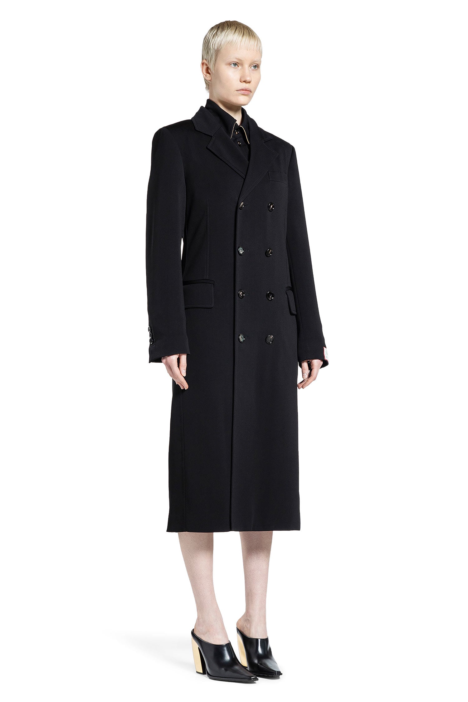 BOTTEGA VENETA WOMAN BLACK COATS