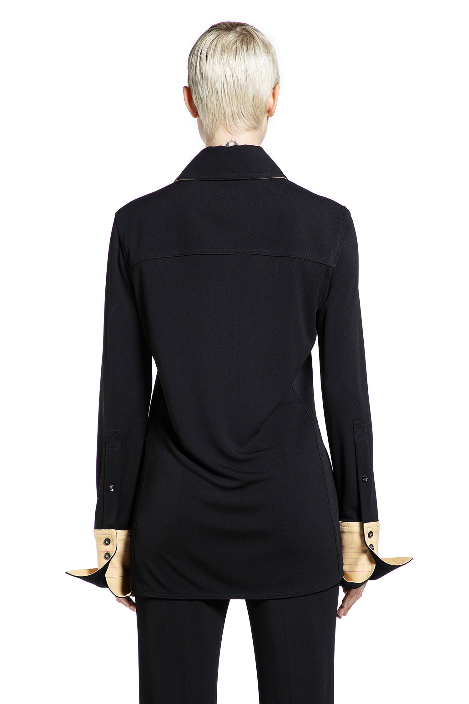 BOTTEGA VENETA WOMAN BLACK SHIRTS