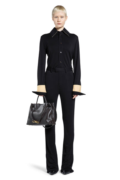 BOTTEGA VENETA WOMAN BLACK SHIRTS