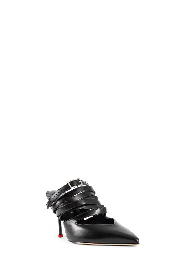 ALEXANDER MCQUEEN WOMAN BLACK MULES