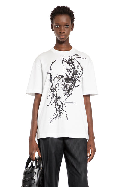 Antonioli ALEXANDER MCQUEEN WOMAN WHITE T-SHIRTS & TANK TOPS