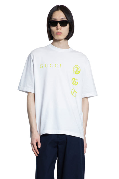 GUCCI MAN WHITE T-SHIRTS & TANK TOPS