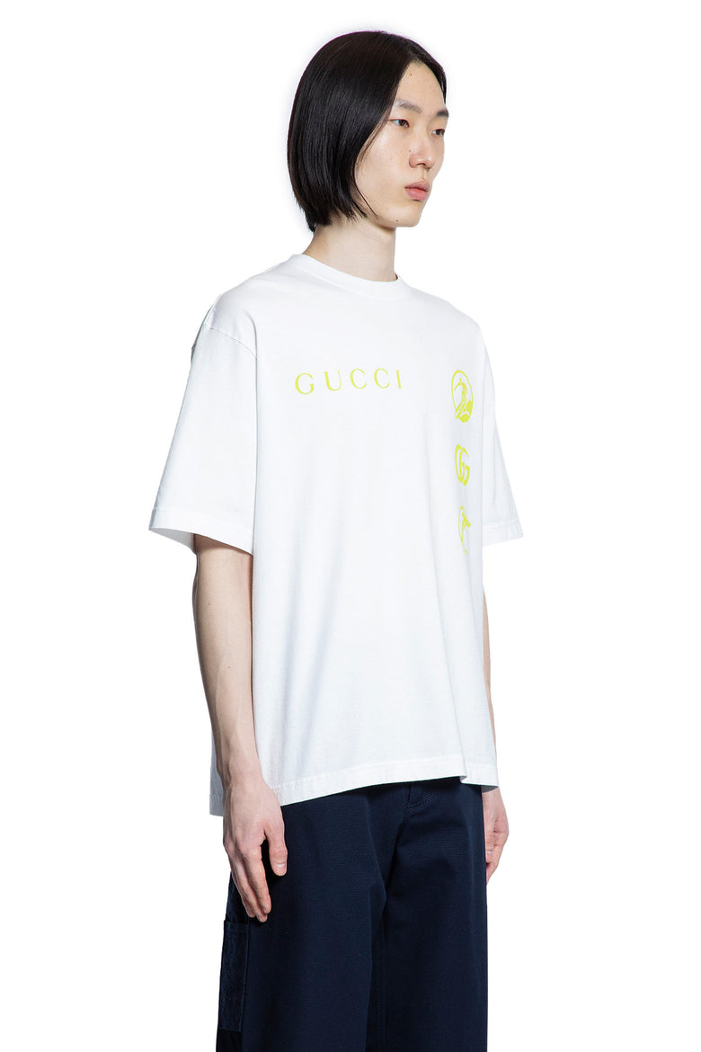 GUCCI MAN WHITE T-SHIRTS & TANK TOPS